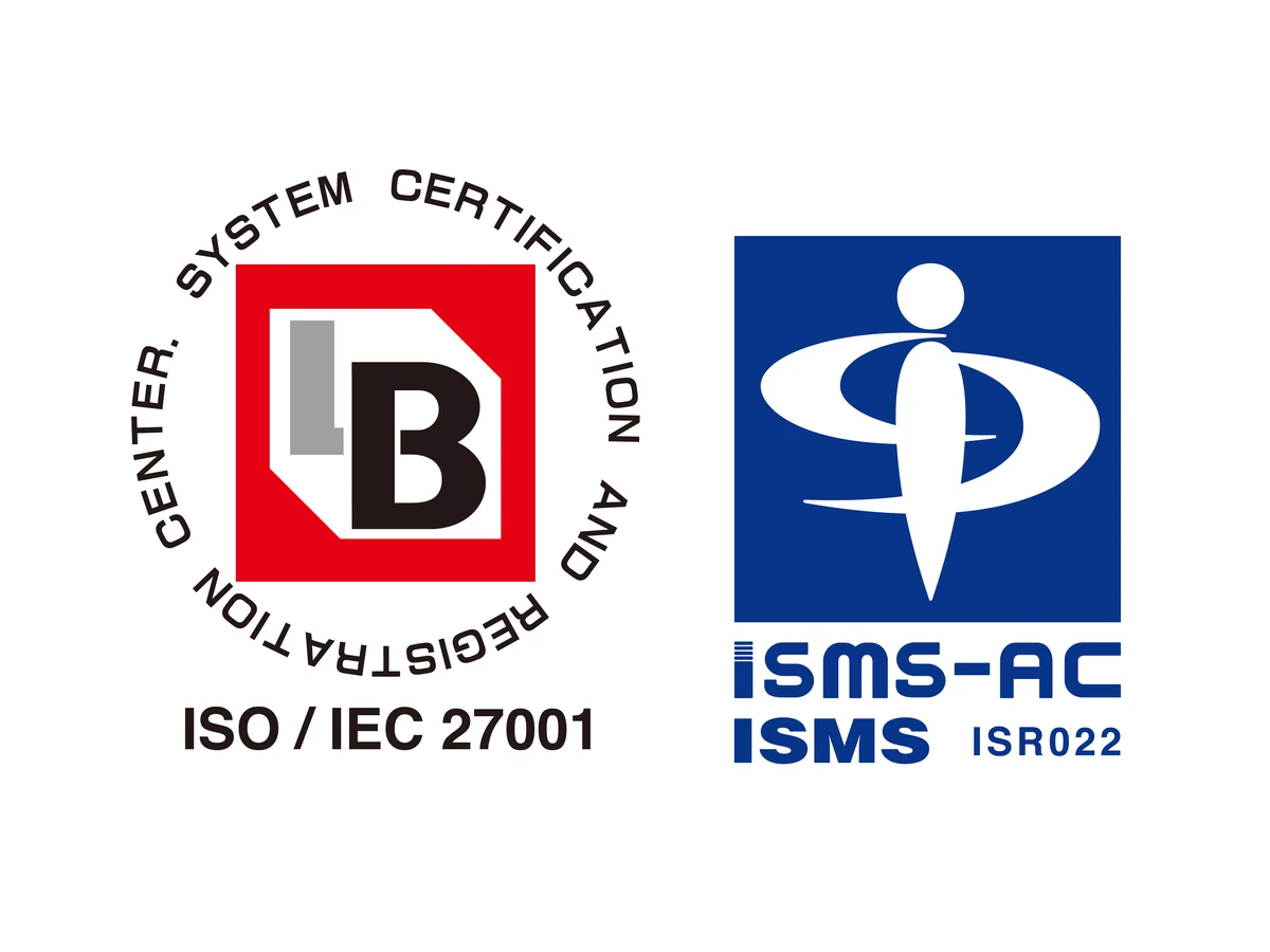 ISMS（ISO/IEC 27001）認証を取得しました